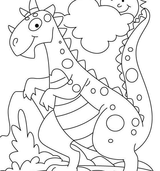 560x600 Dinosaur Coloring Pages Preschool Coloring Pages
