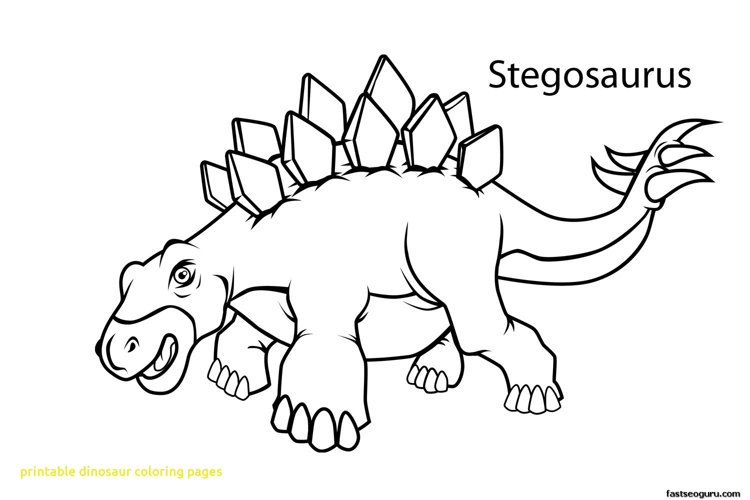 1500x1000 Printable Dinosaur Coloring Pages