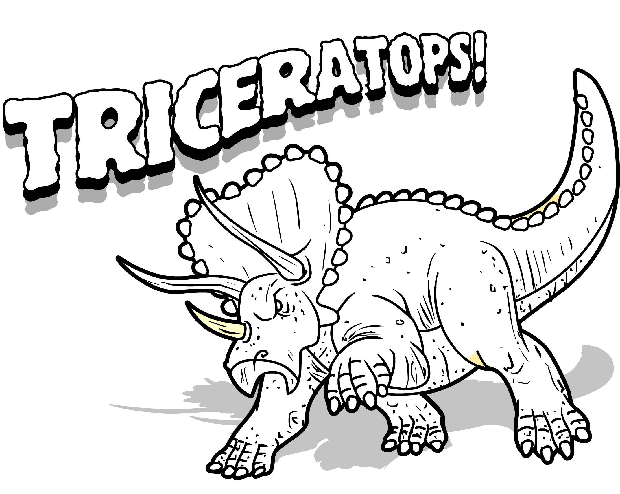 2144x1706 Astounding Dinosaur Coloring Pages With Triceratops Page Inside