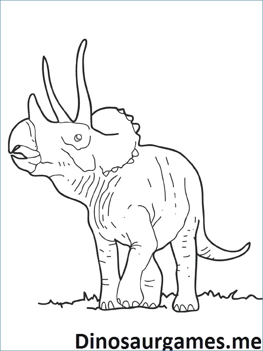 Dinosaur Coloring Pages Triceratops at GetDrawings | Free download