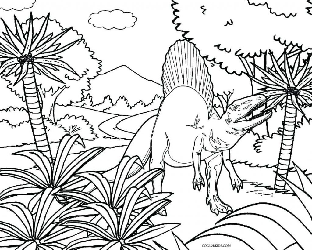 1024x819 Coloring Page Dinosaur Coloring Pages Printable Impressive