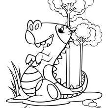 220x220 Triceratops' Head Coloring Pages