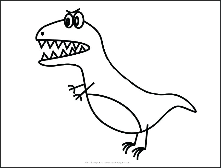 902x689 Free Printable T Dinosaur Coloring Page For Kids Printable T