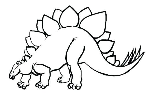 512x333 Preschool Dinosaur Coloring Pages Stegosaurus Page Sheets Young