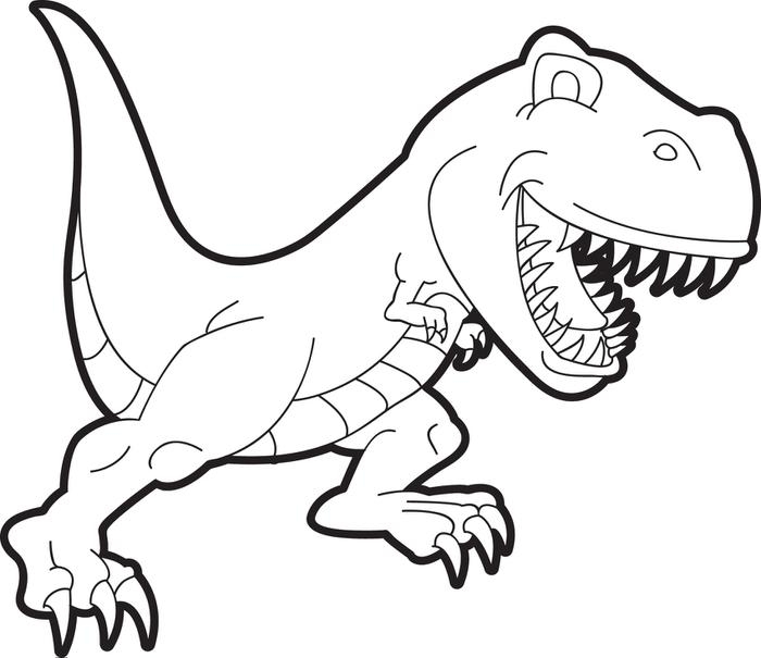 700x605 T Rex Printable Collection Free Coloring Sheets