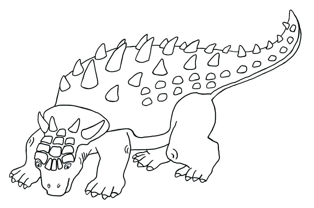 Dinosaur Outline Coloring Pages at GetDrawings | Free download