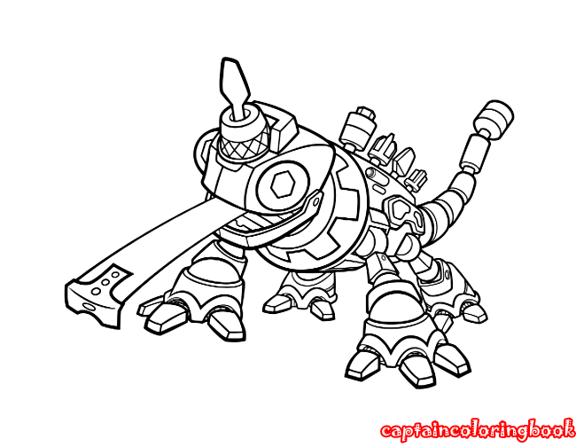 650x504 Dinotrux Coloring Pages Printable