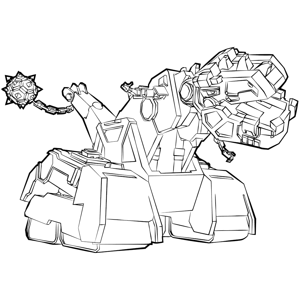 1024x1024 Ty Rux From Dinotrux Coloring Page