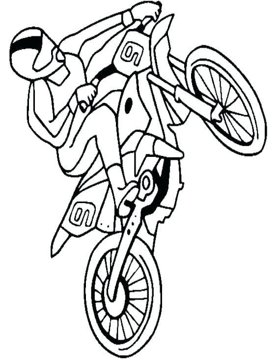 Dirt Bike Colouring Pages To Print at GetDrawings | Free download