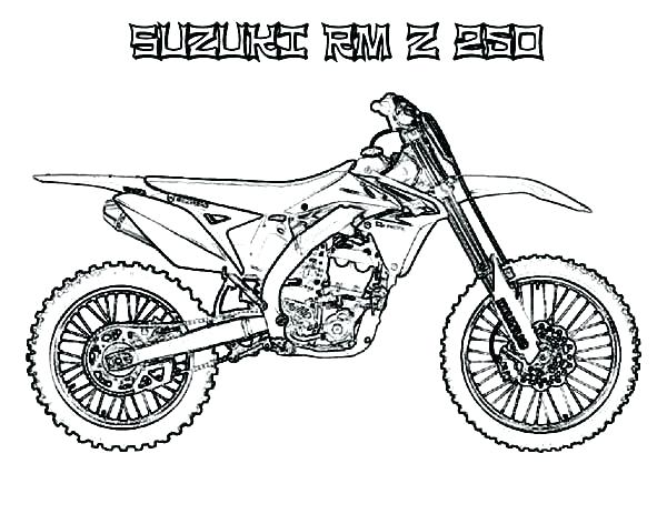 600x463 Dirt Bike Coloring Pages Dirt Bike Coloring Page Motocross