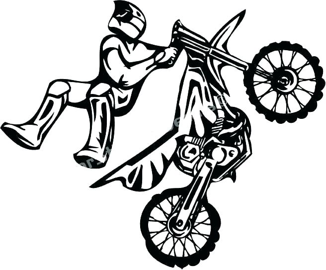 656x543 Dirt Bike Coloring Pages Printable Trend Dirt Bike Color Pages