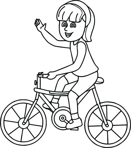 441x500 Bicycle Colouring Pages Printable Coloring Coloring Page Bicycle