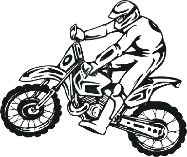 597x500 Dirt Bike Coloring Pages Medium Size Of Dirt Bike Coloring Pages
