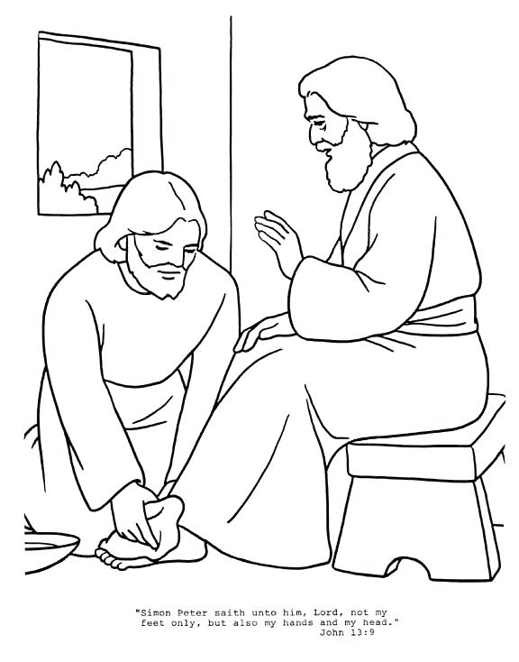 576x734 Awesome Disciples Coloring Pages Printable Or Bible Bible Coloring