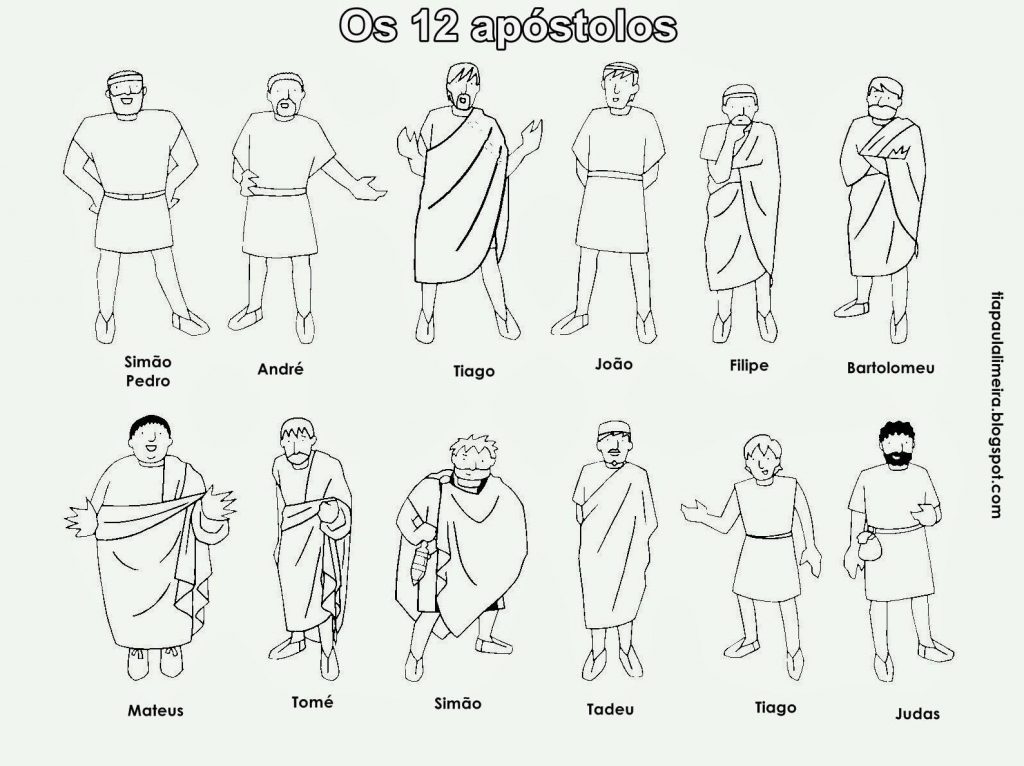 1024x766 Coloring Disciples Activity Pages