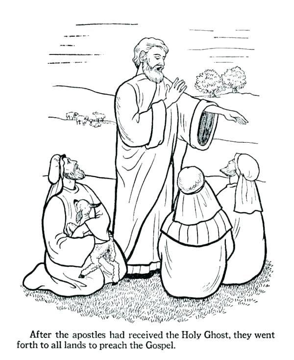 Disciples Coloring Pages Printable at GetDrawings | Free download