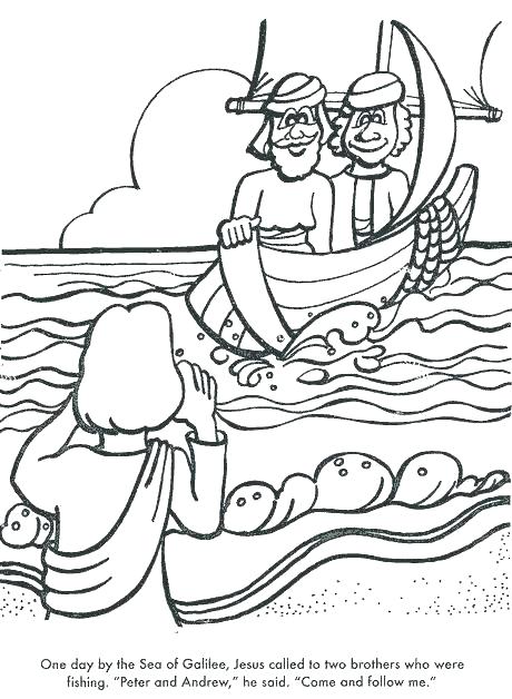460x628 Disciples Coloring Pages Printable Follow Coloring Page