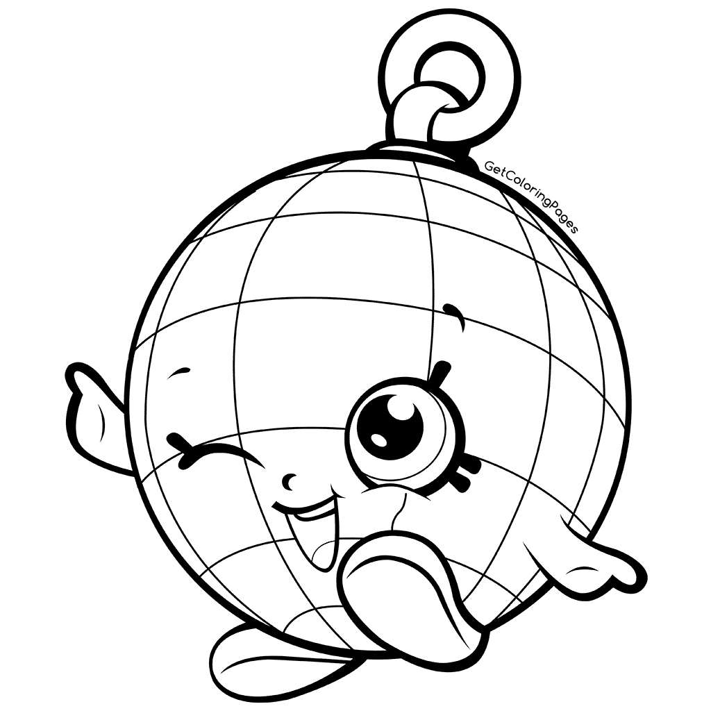 1024x1024 New Disco Party Shopkins Disco Ball Coloring Pages