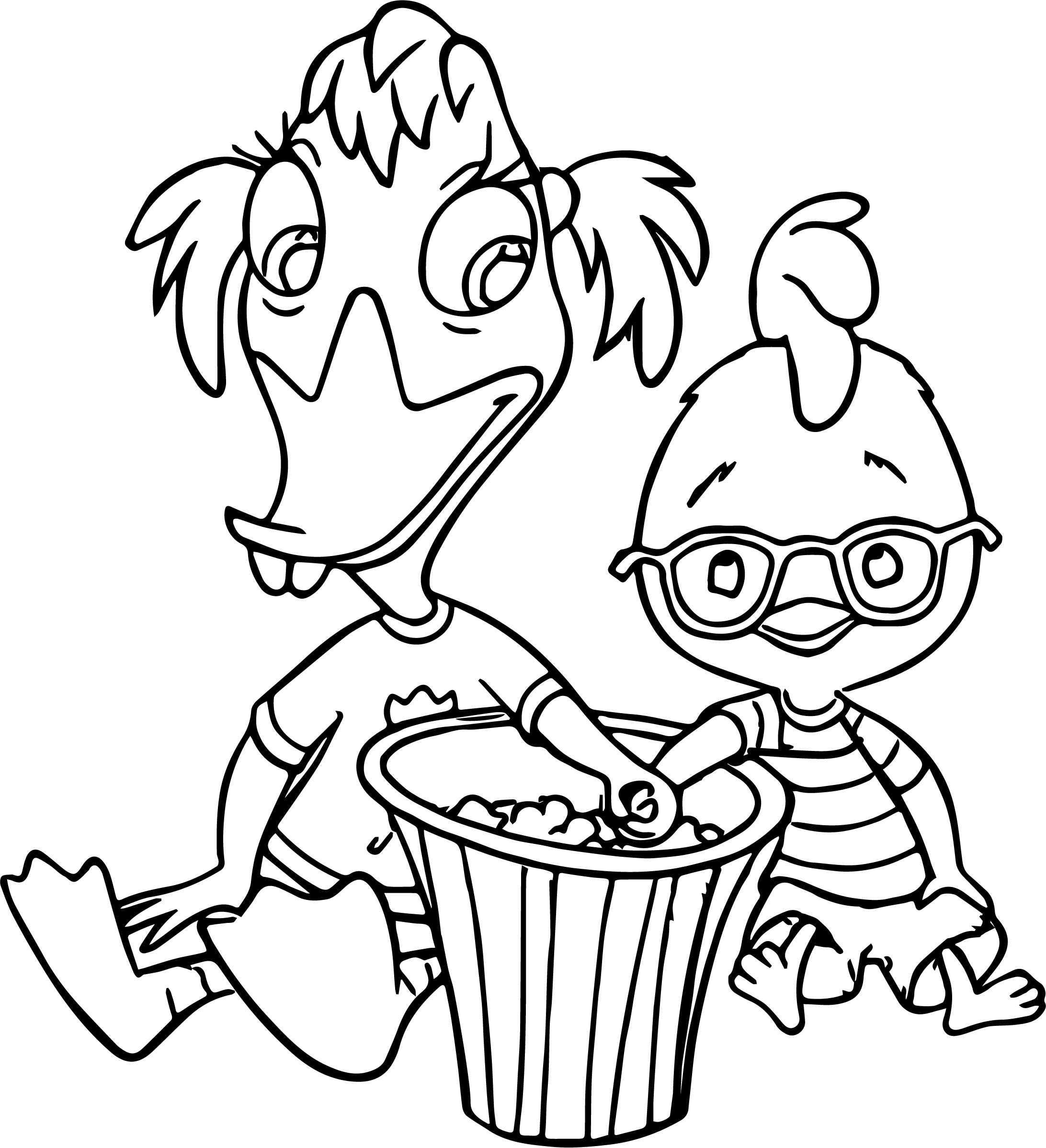2184x2397 Little Quack Coloring Pages