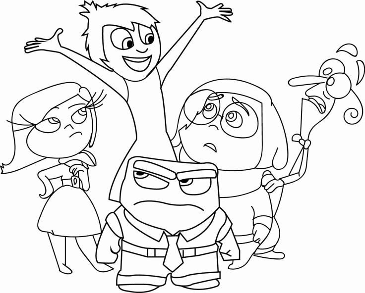 736x592 Inside Out Coloring Page Disgust Coloring Page