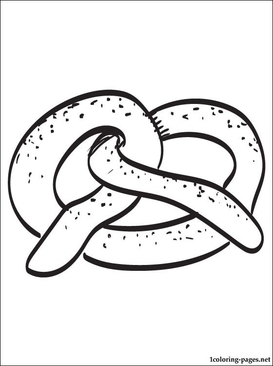 560x750 Pretzel Coloring Page Coloring Pages