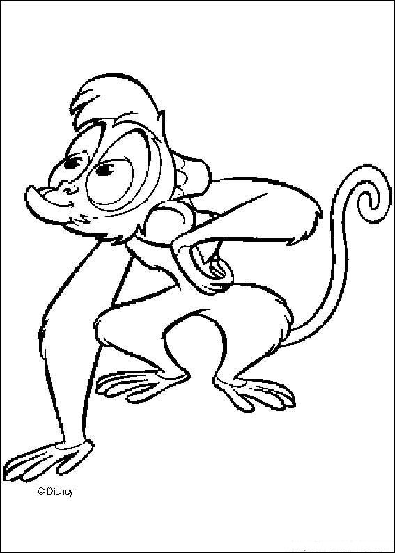 567x794 Cool Aladdin Coloring Pages