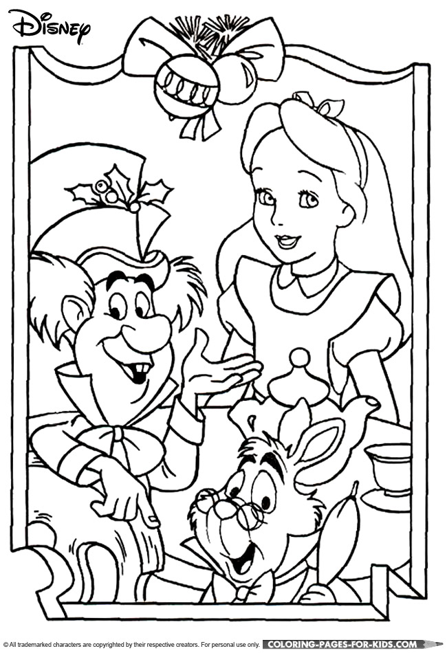 650x950 Disney Alice Coloring Pages Walt