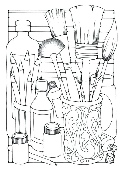 500x701 Art Coloring Pages For Kids