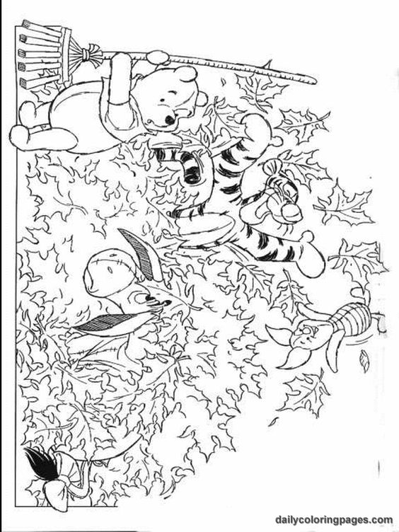 564x752 Winnie The Pooh Fall Coloring Pages