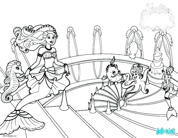 620x480 All Disney Baby Princesses Coloring Pages Color Pages Mermaid