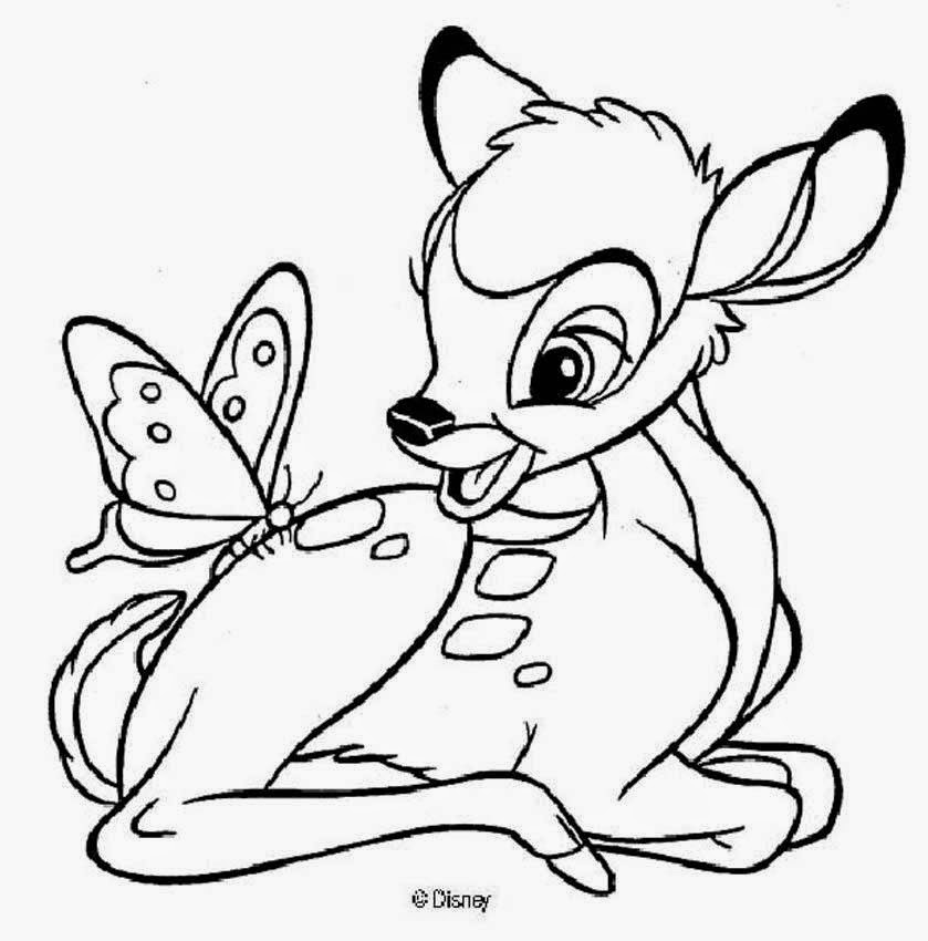 839x850 Bambi Coloring Pages Bambi Coloring Pages Disney Coloring Pages