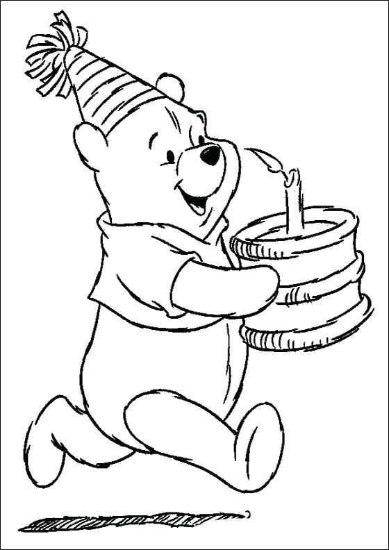 560x792 Winnie The Pooh Free Coloring Pages Pooh Birthday Coloring Page