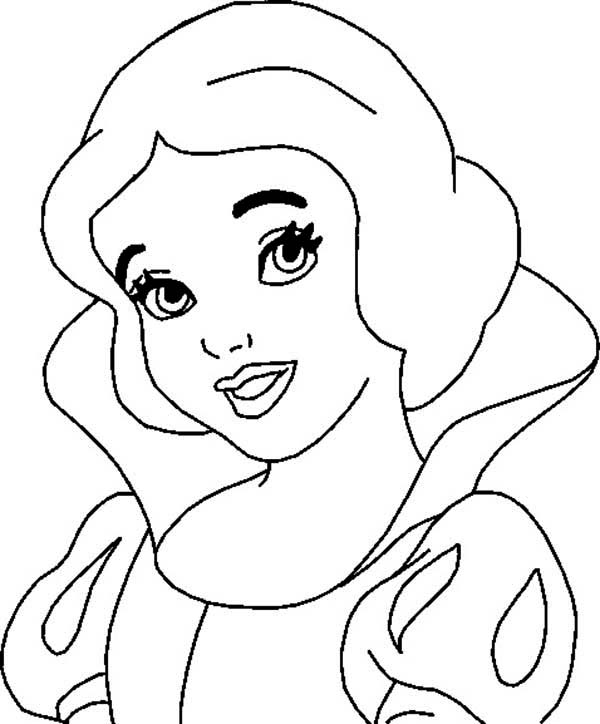 600x724 Disney Princess Snow White Coloring Page Color Luna