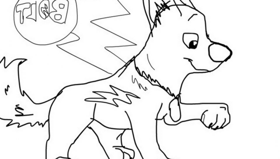 960x544 Free Printable Cartoon S Bolt For Coloring Pages To Print