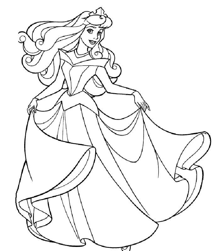 700x800 Color Princess Pictures Best Princess Coloring Pages Ideas