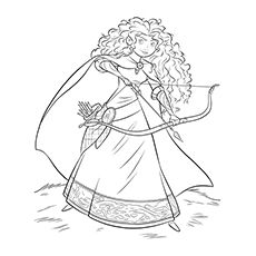 Disney Brave Coloring Pages
