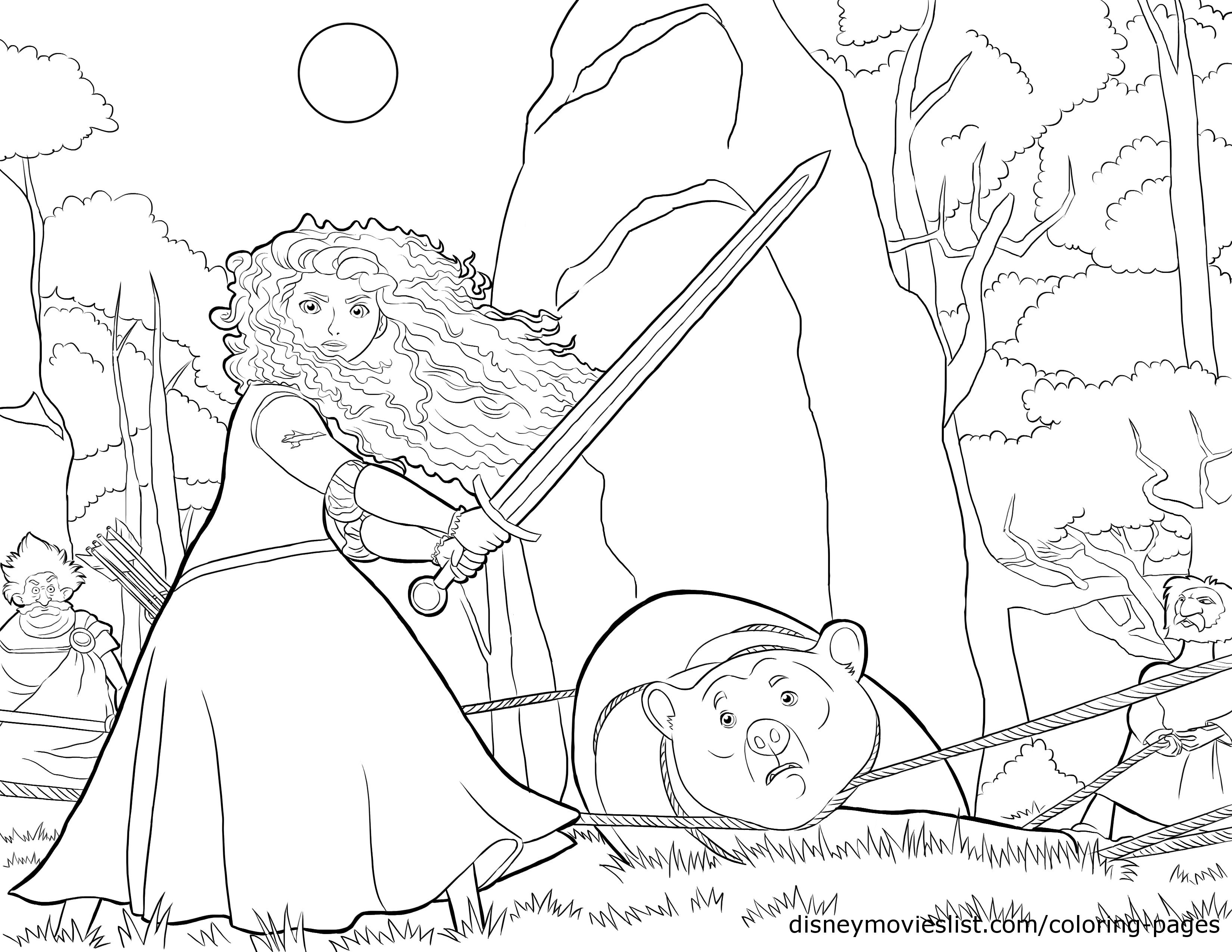 3300x2550 New Disney Princess Coloring Pages Brave Gallery Printable