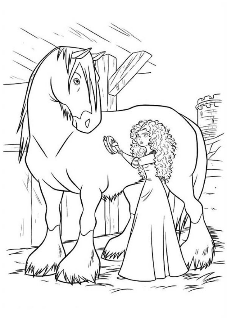 731x1024 Printable Brave Coloring Pages Coloring Me Inside Disney Brave