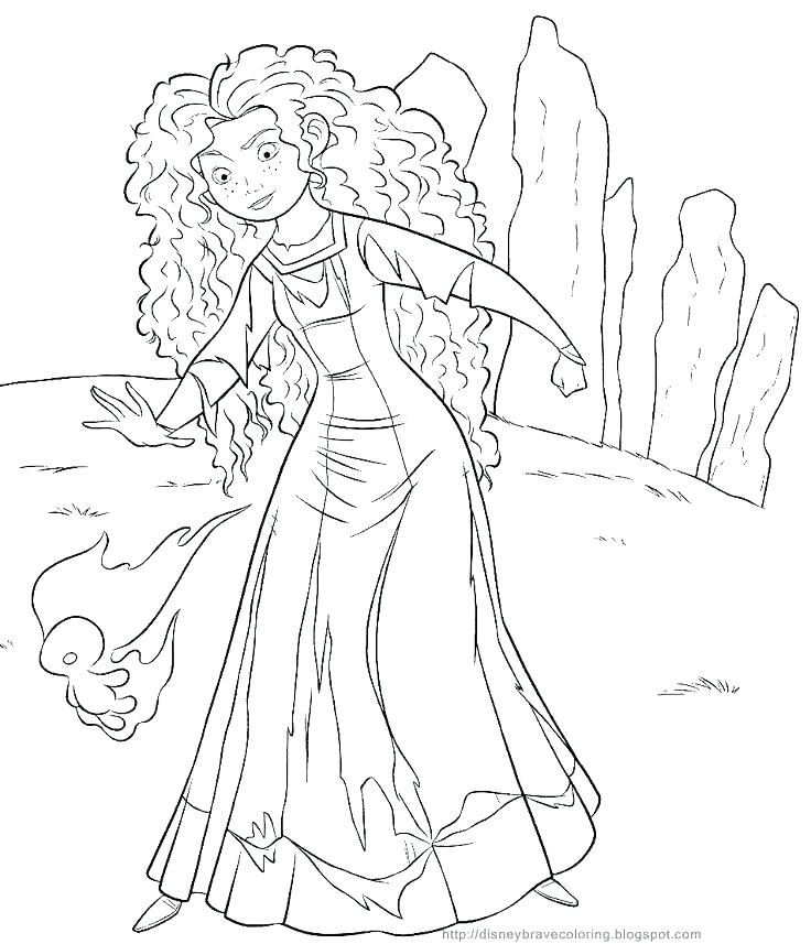 736x857 Brave Coloring Page