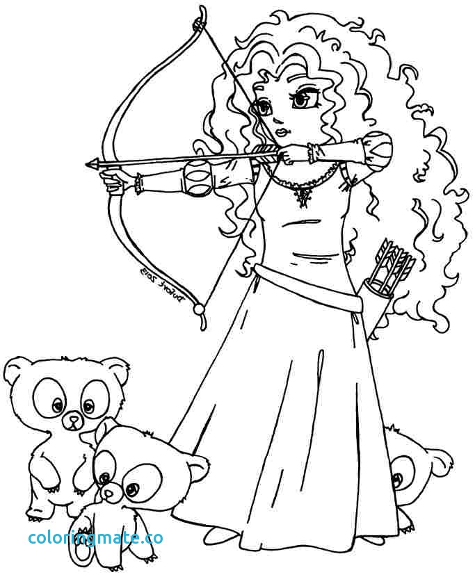 683x830 Disney Princess Merida Coloring Pages Brave Coloring Pages