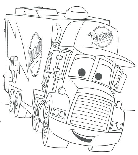 485x546 Mater Cars Coloring Pages Cars Coloring Pages For Boys Disney