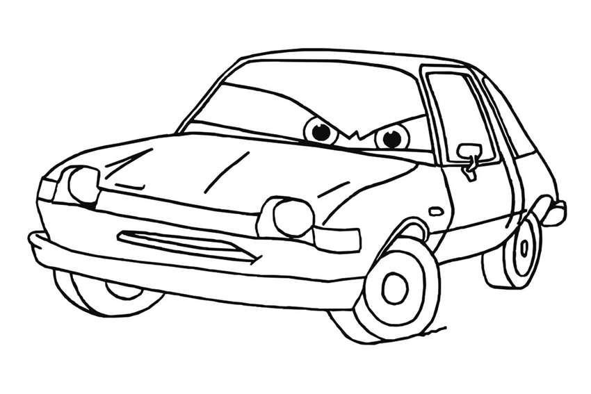 850x567 Coloring In Cars Coloring Pages From The Disney Movies