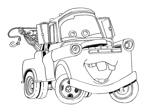 607x463 Printable Disney Cars Coloring Pages Coloring