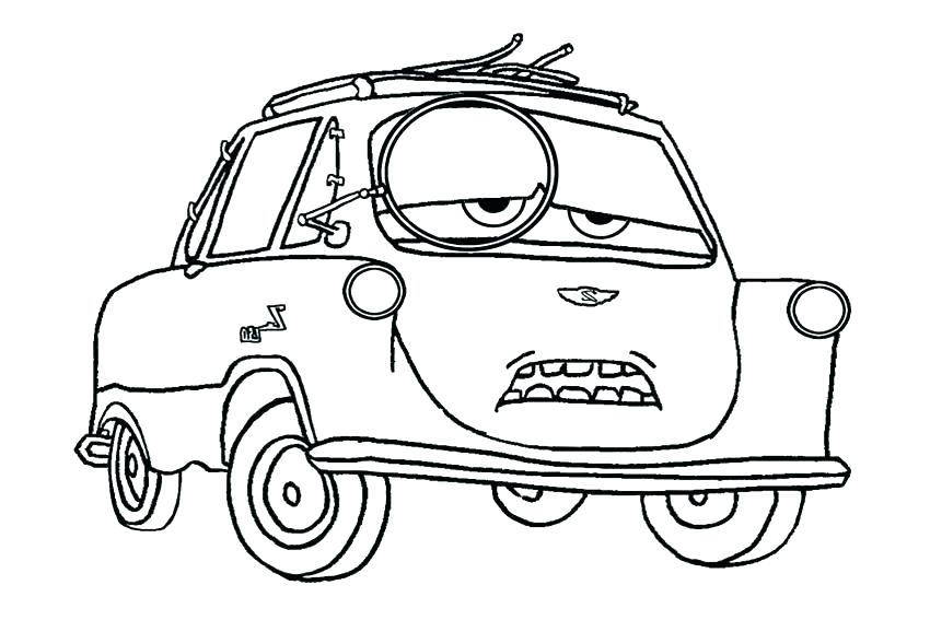 850x567 Cars Coloring Pages Disney