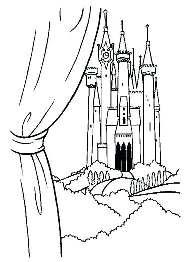 374x525 Disney Castle Coloring Page Princess Color Pages Printable