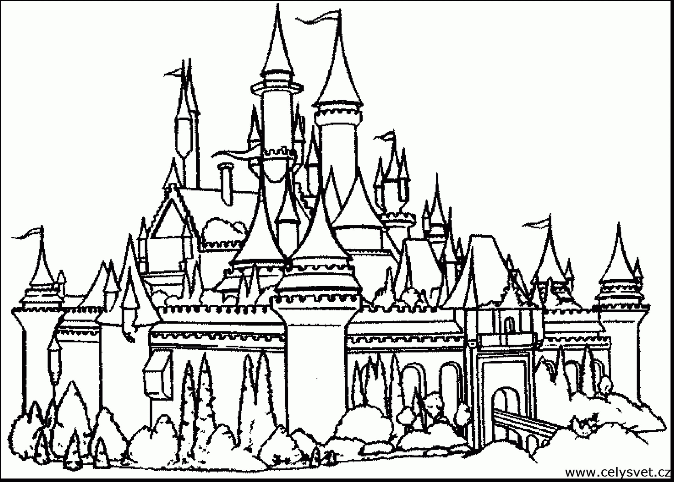 2340x1672 Best Of Walt Disney World Castle Coloring Pages Gallery Printable