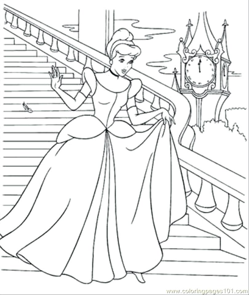 809x960 Cinderella Coloring Pages Printable Coloring Pages Free Printable