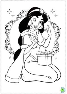 236x328 Disney Christmas Coloring Pages Disney Princesses Christmas