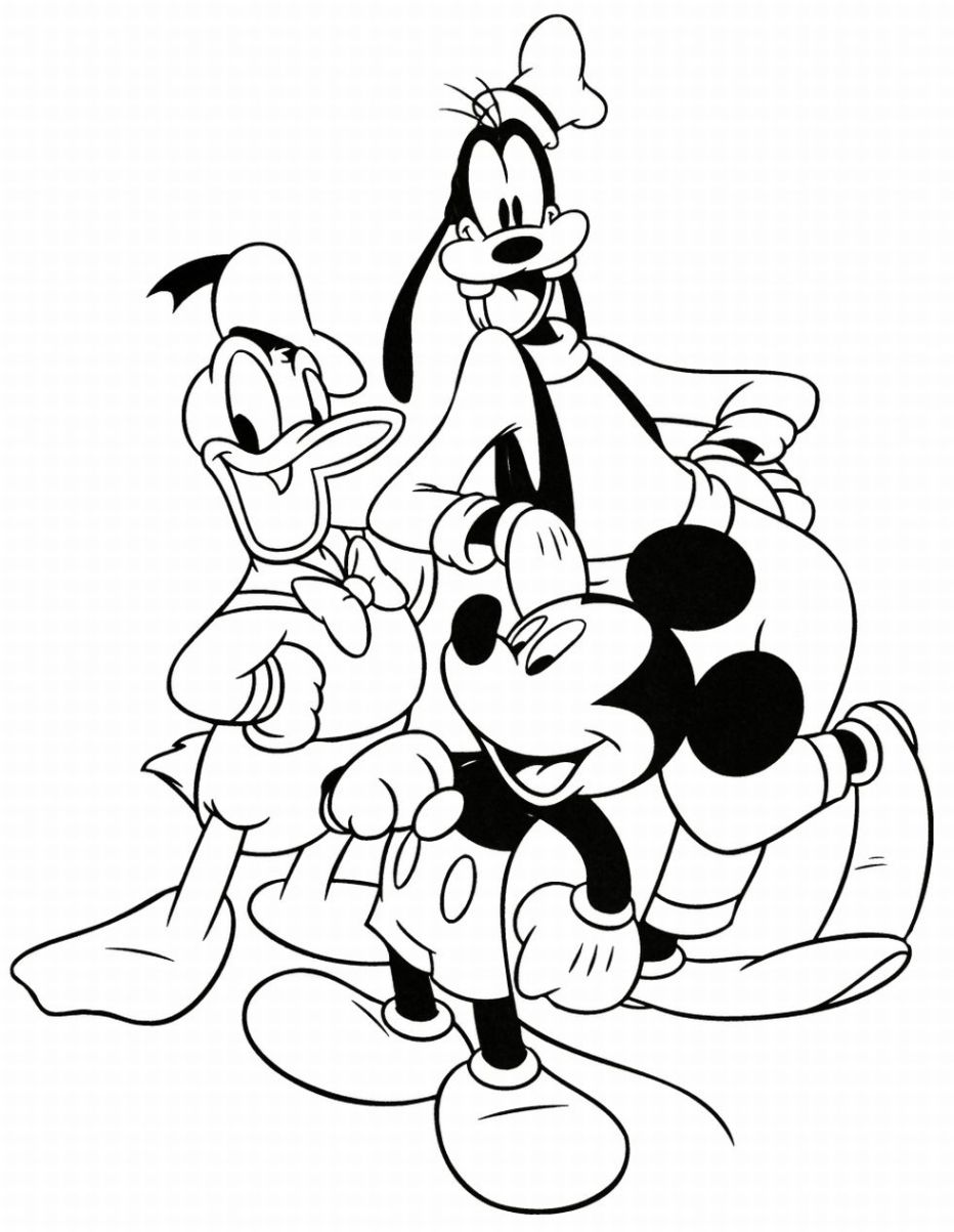 932x1203 Coloring Disney Characters Printable Coloring Pages