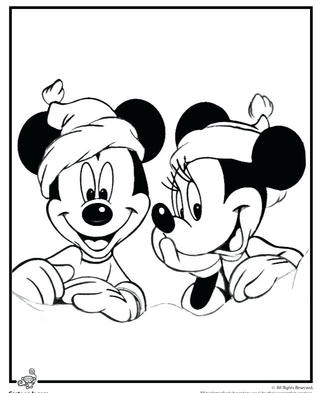 638x788 Disney Christmas Coloring Pages Free Printable